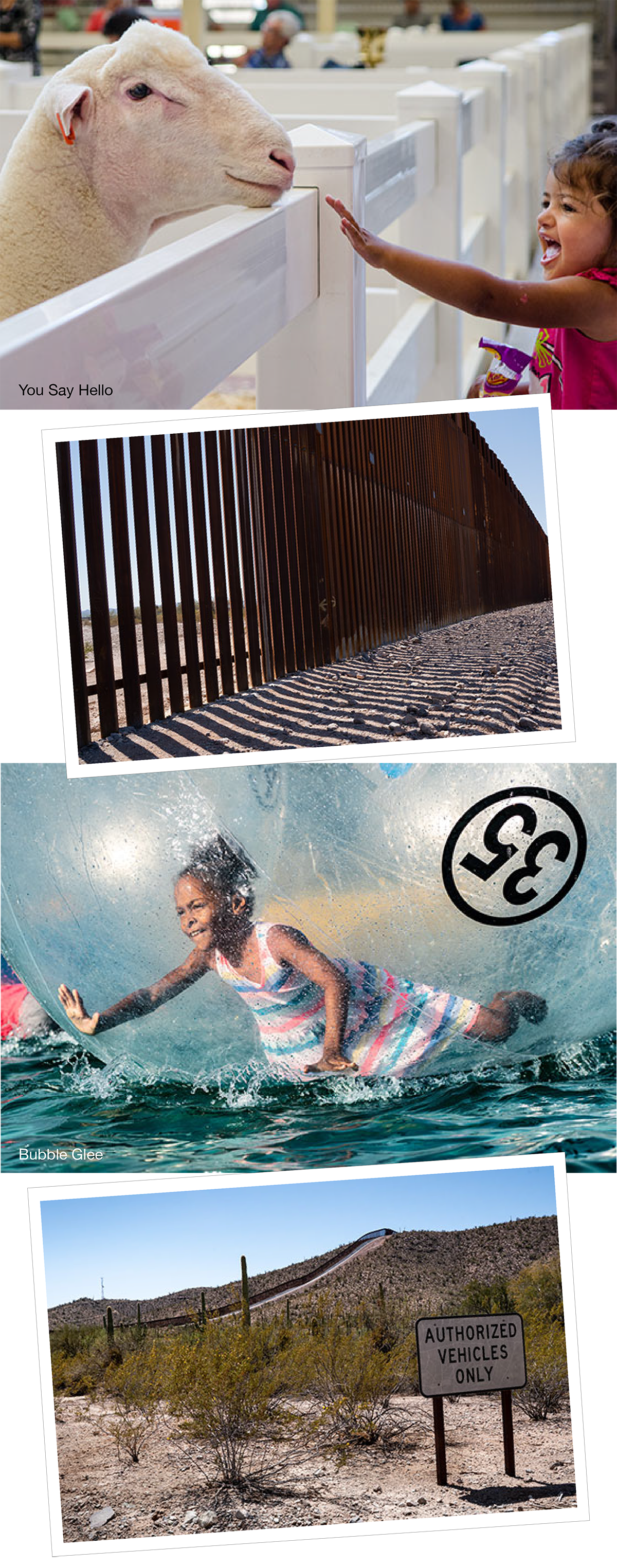 Show Images and Border wall images